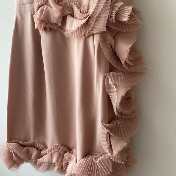 Beautiful nude BCBG dress tags on - Picture 2 of 6